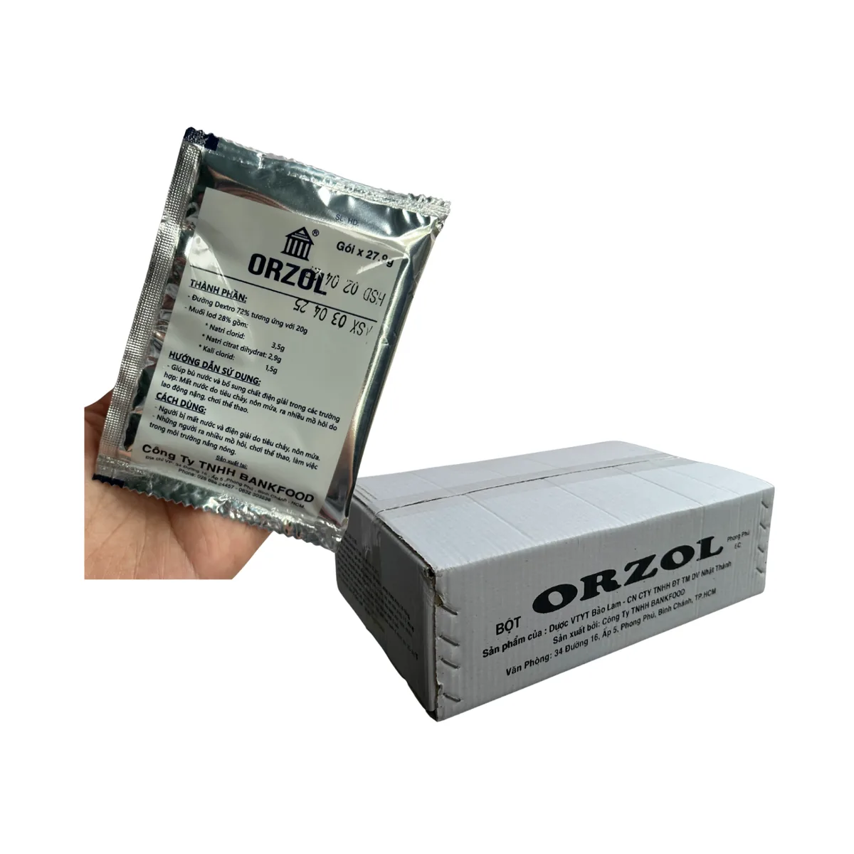 Bột Bù Nước Và Bổ Sung Chất Điện Giải Orzol Bankfood