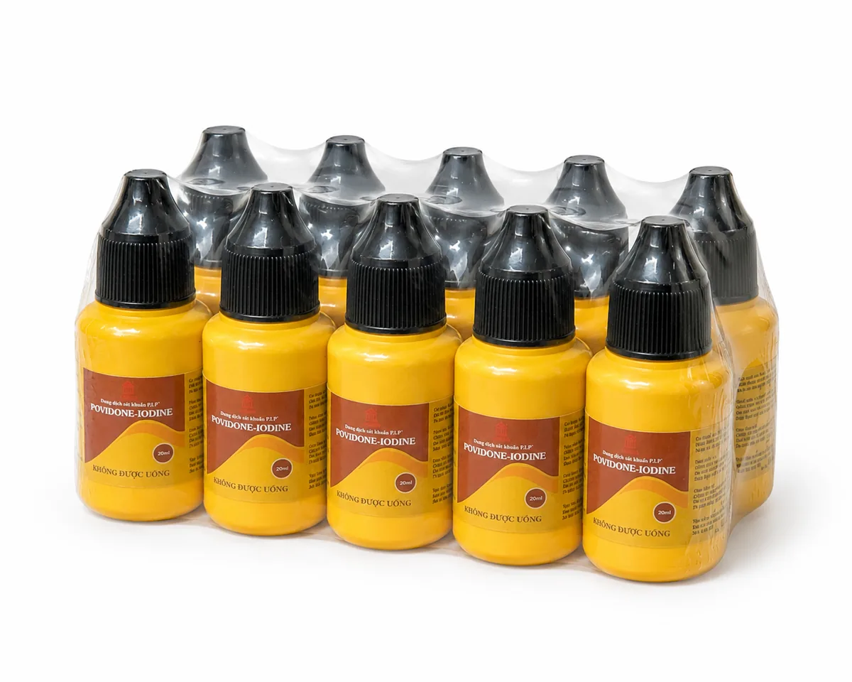 Dung Dịch Povidine Khử Khuẩn P.I.P Povidone - Iodine Bankfood (20ml)