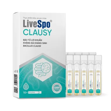 Men vi sinh dạng nước LiveSpo Clausy